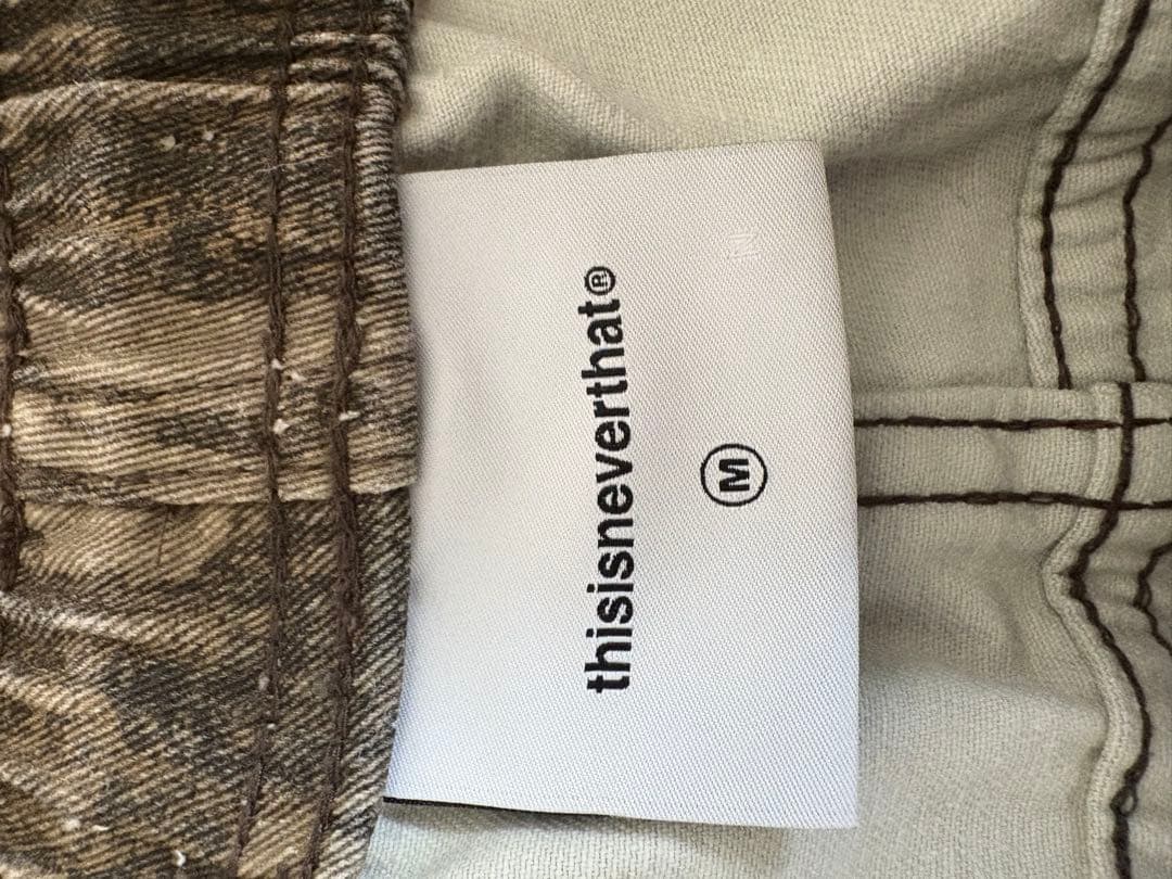 S*y様 thisisneverthat 迷彩柄 ワークパンツ Mサイズ