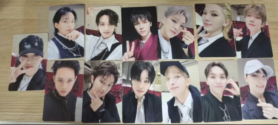 seventeen 中華 中国 北京 サイン会 一直娱  13枚セット