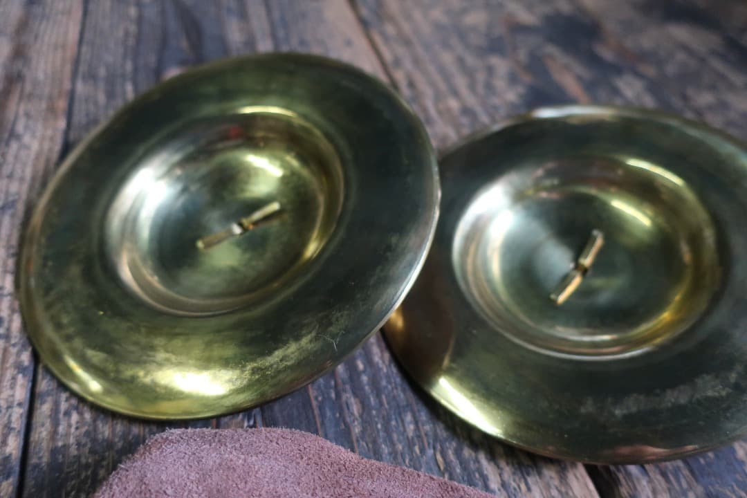 稀少！試し打ちのみ 手打ちチャッパ 工芸品 レザーケース付き