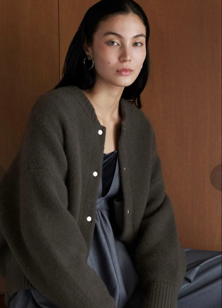 ✨未使用品✨今期モデル エレンディーク ラクーンミックスブルゾン ブラウン