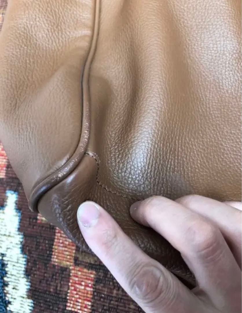 YOUNG&OLSEN ヤングアンドオルセン　別注エンボスレザートート