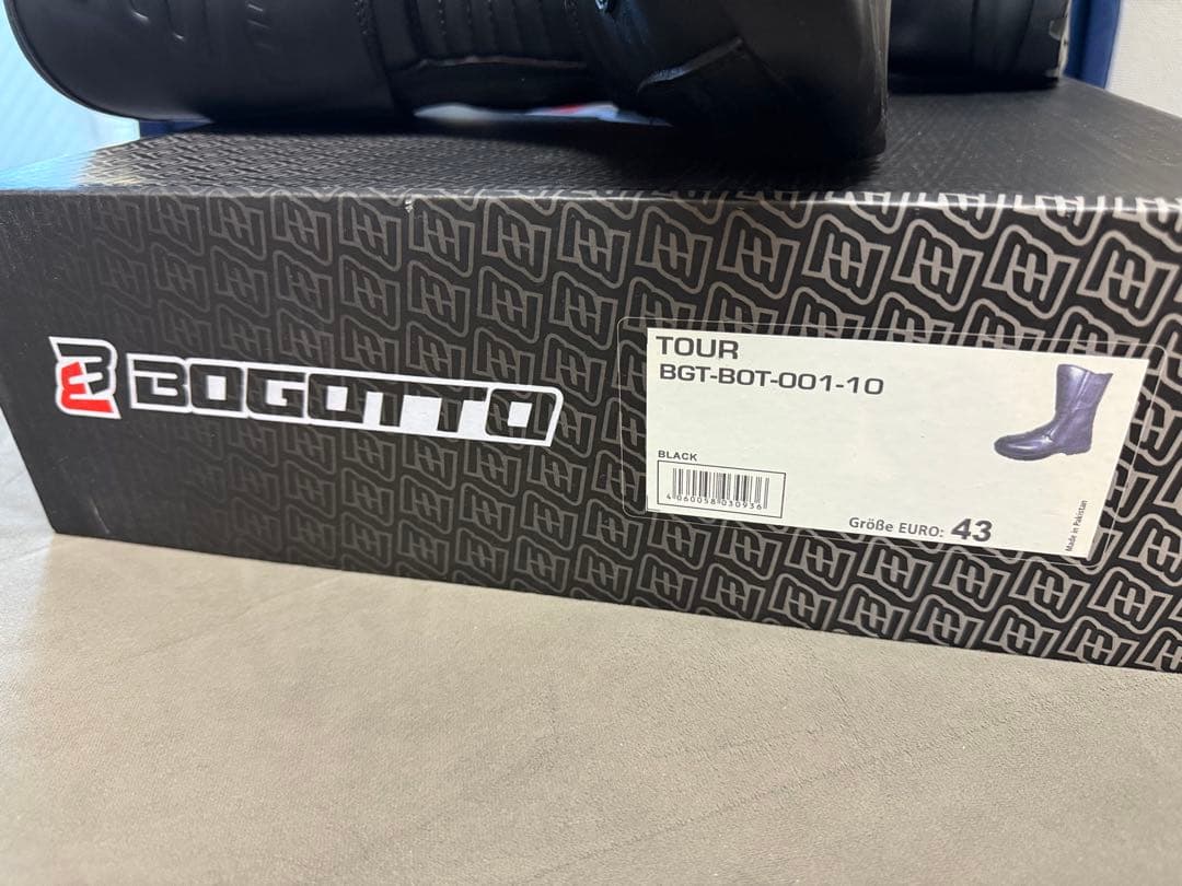 新品BOGOTTO Tour バイク用ブーツ 43 ブラック