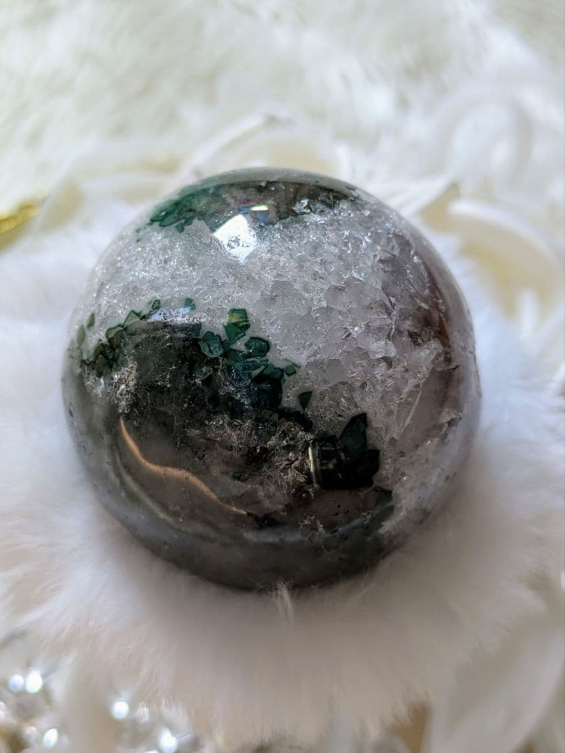 ♡ハイグレードスフィア　アメジスト　スフィア♡　笑口 オールカット