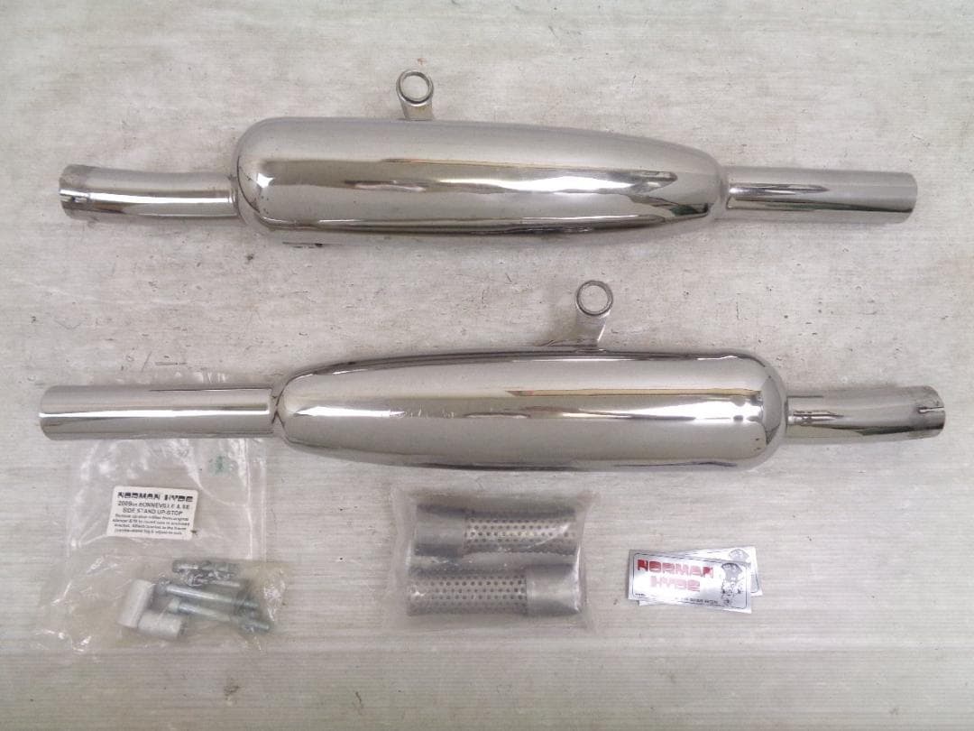 トライアンフT100 ボンネビル 09-15 ノーマンハイド TOGA マフラー