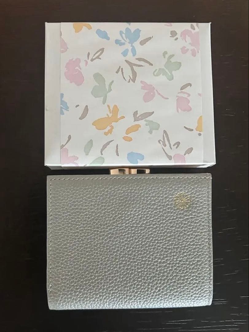 【新品未使用】皇居財布　がま口財布 シルバー