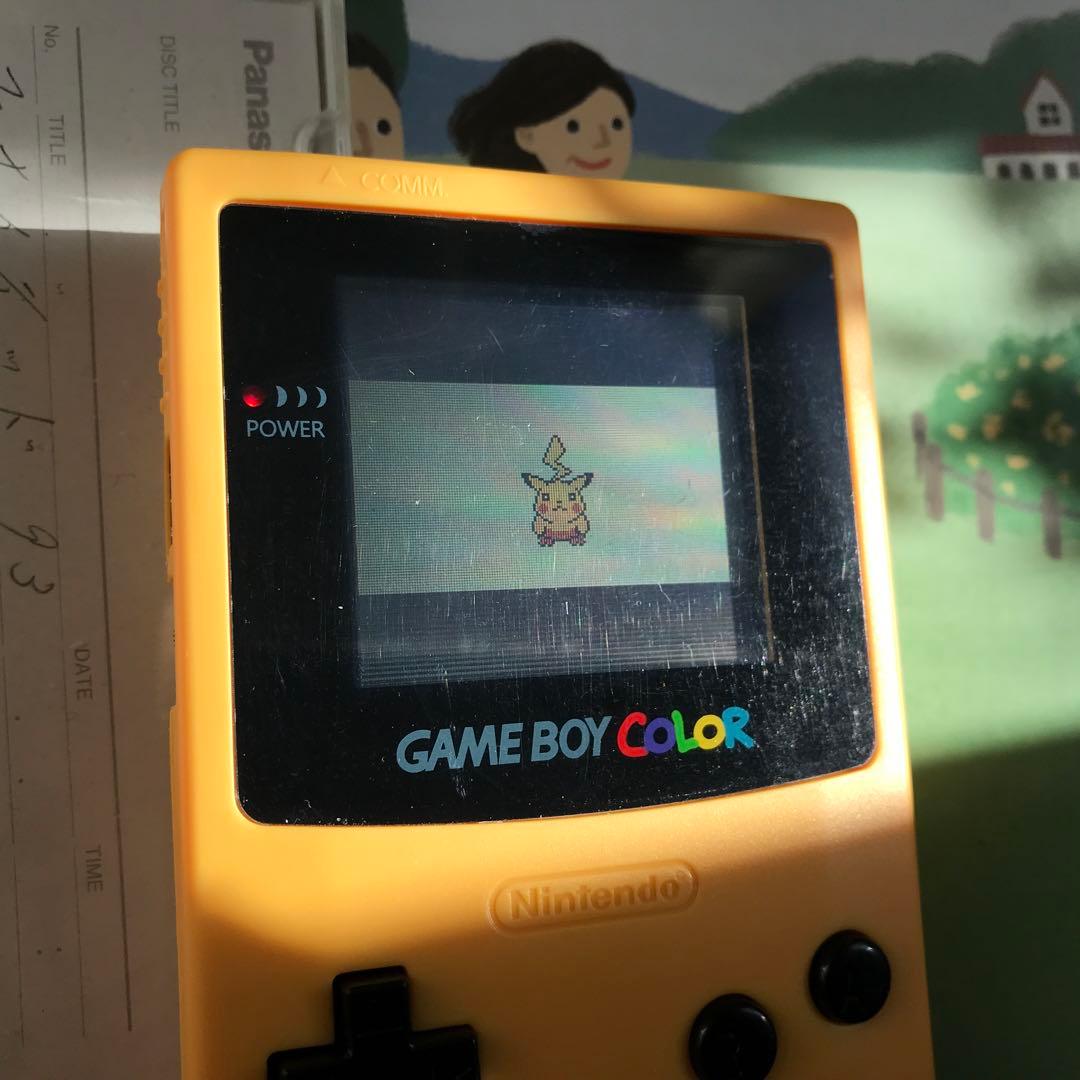 任天堂ゲームボーイカラーの❤️人気のイエロー極美品
