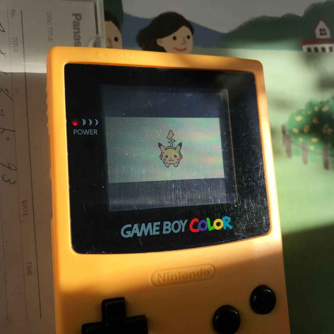 任天堂ゲームボーイカラーの❤️人気のイエロー極美品