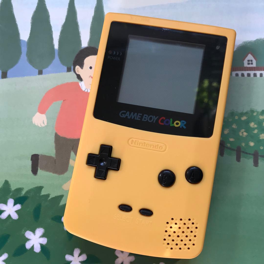 任天堂ゲームボーイカラーの❤️人気のイエロー極美品