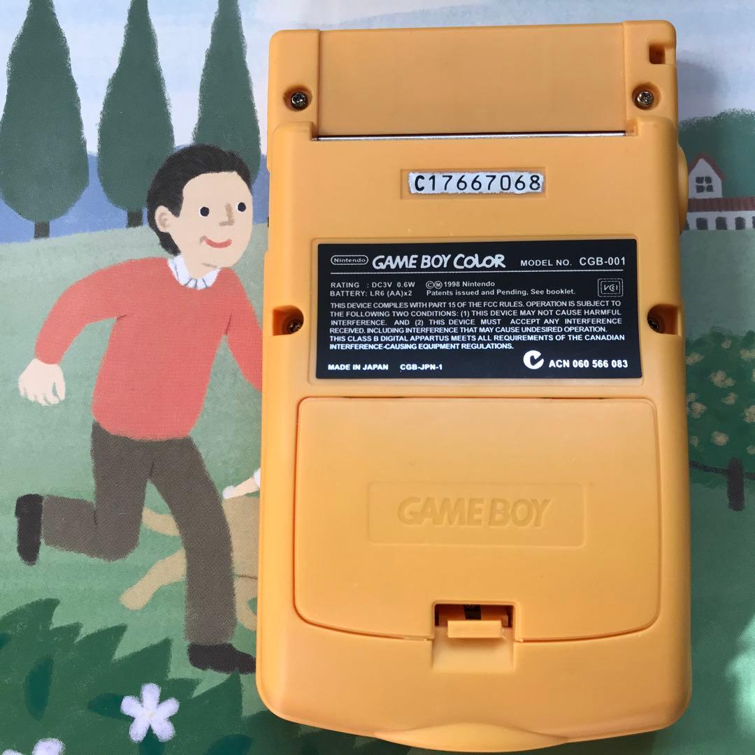 任天堂ゲームボーイカラーの❤️人気のイエロー極美品