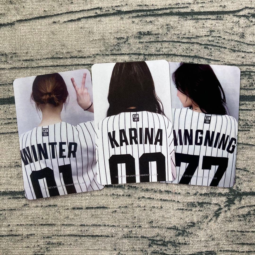 aespa Better Things ユニフォーム 野球 トレカ 3枚