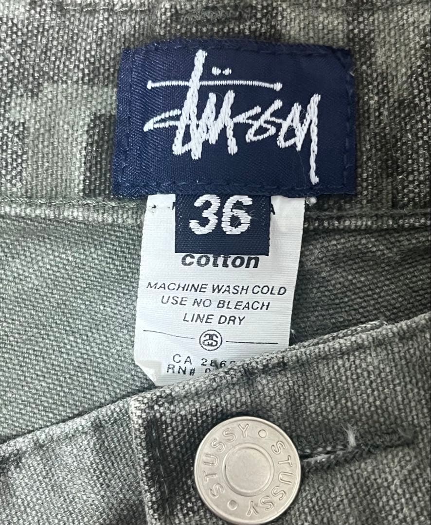 90s OLD STUSSY デジタルカモ　ショーツ　W36