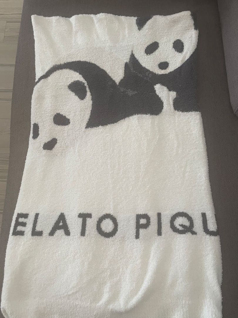 大判☆新品☆ジェラートピケ☆パンダ☆ブランケット☆シャオシャオ☆レイレイ☆カバー