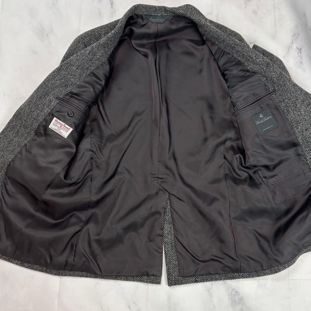 BrooksBrothers ハリスツイード ヘリンボーン JKT 39REG