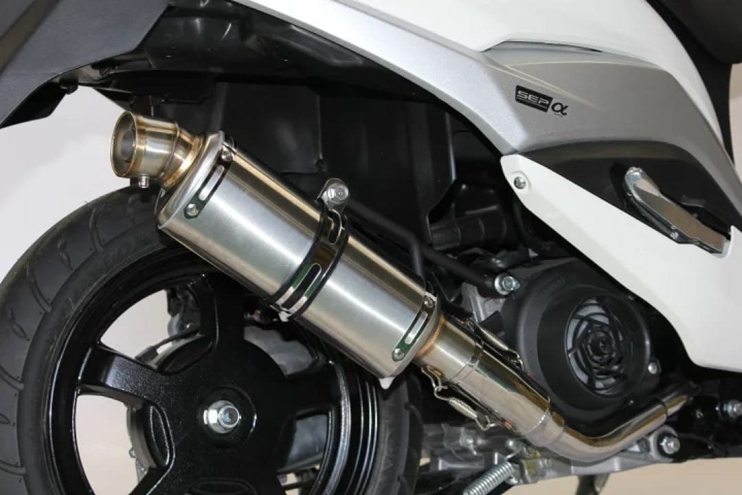 専用HMS バーグマンストリート125EX デルタ バイクマフラー