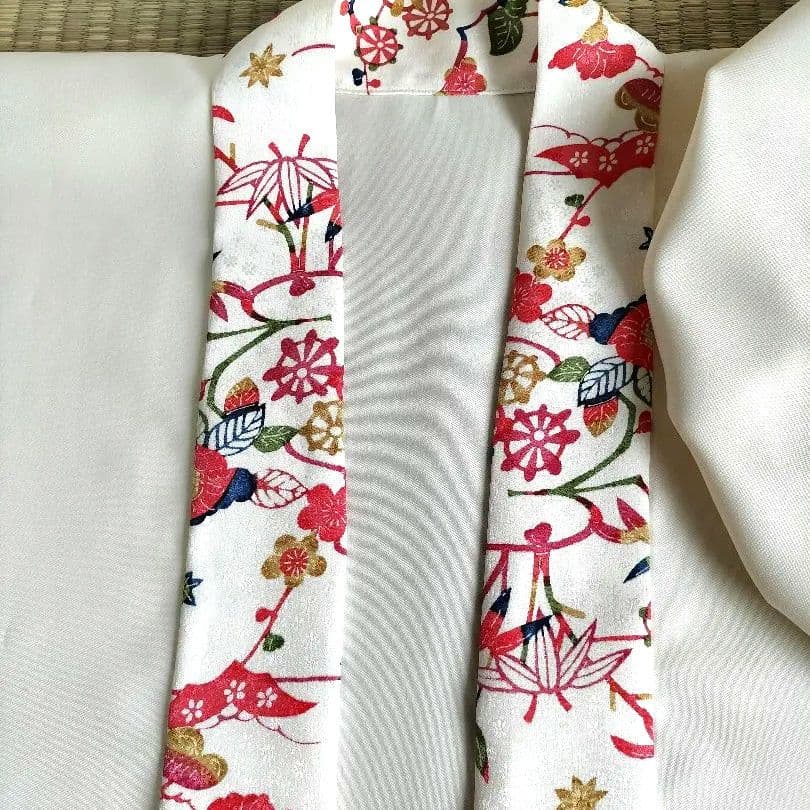 【新品限定】99歳白寿祝い(正絹梅牡丹竹合わせ)ちゃんちゃんこ3点セット