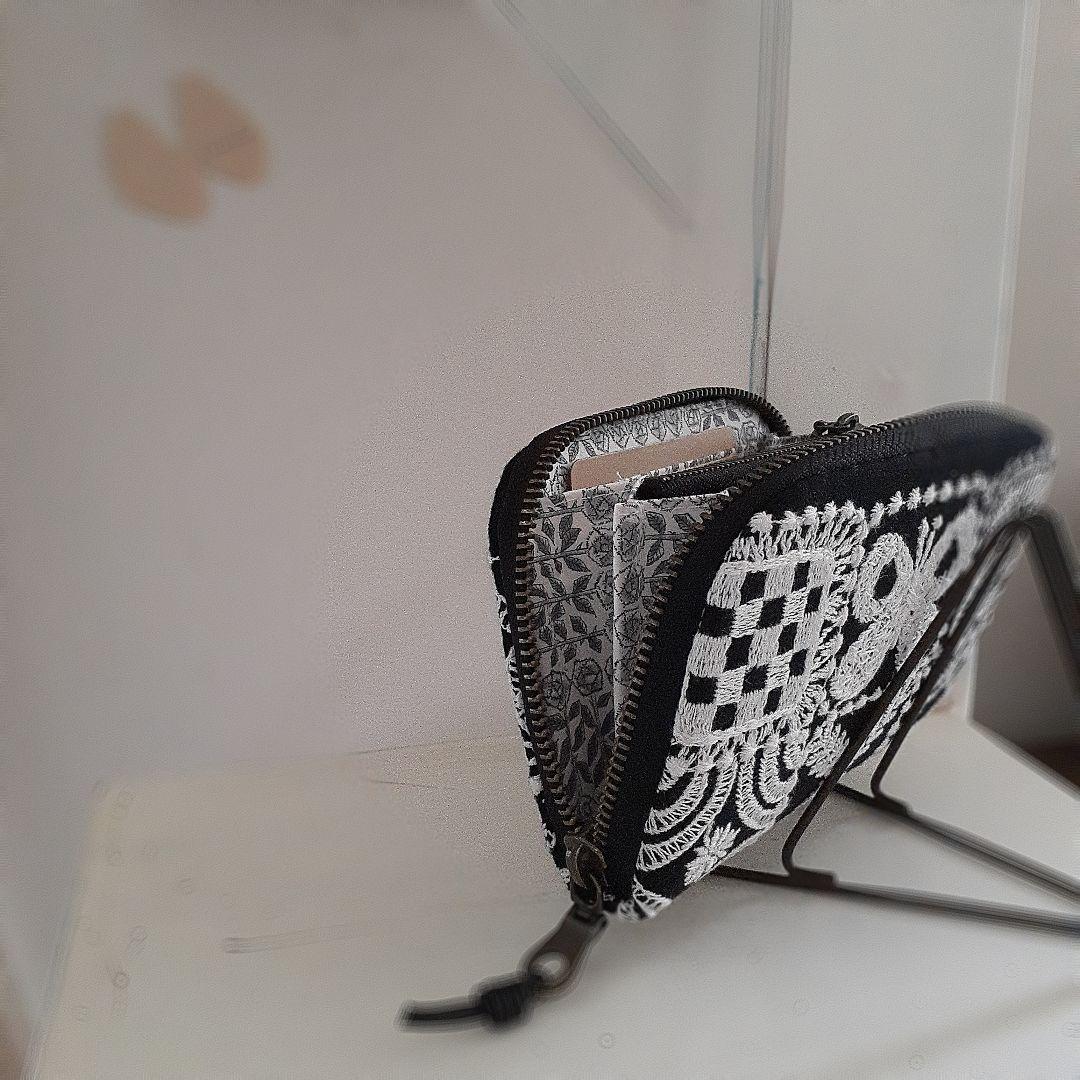 【専用】forest tile◆布製ハーフウォレット