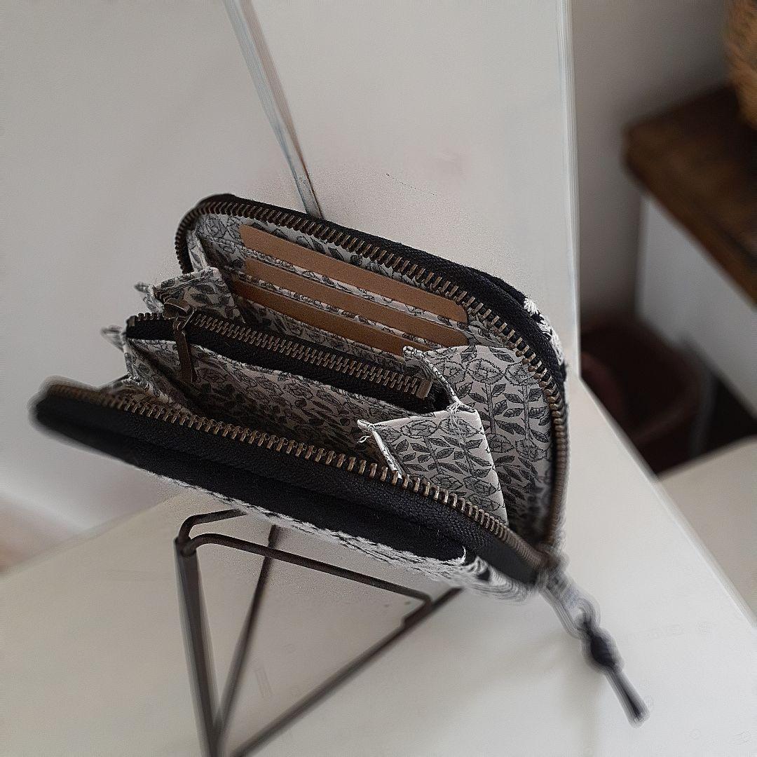 【専用】forest tile◆布製ハーフウォレット