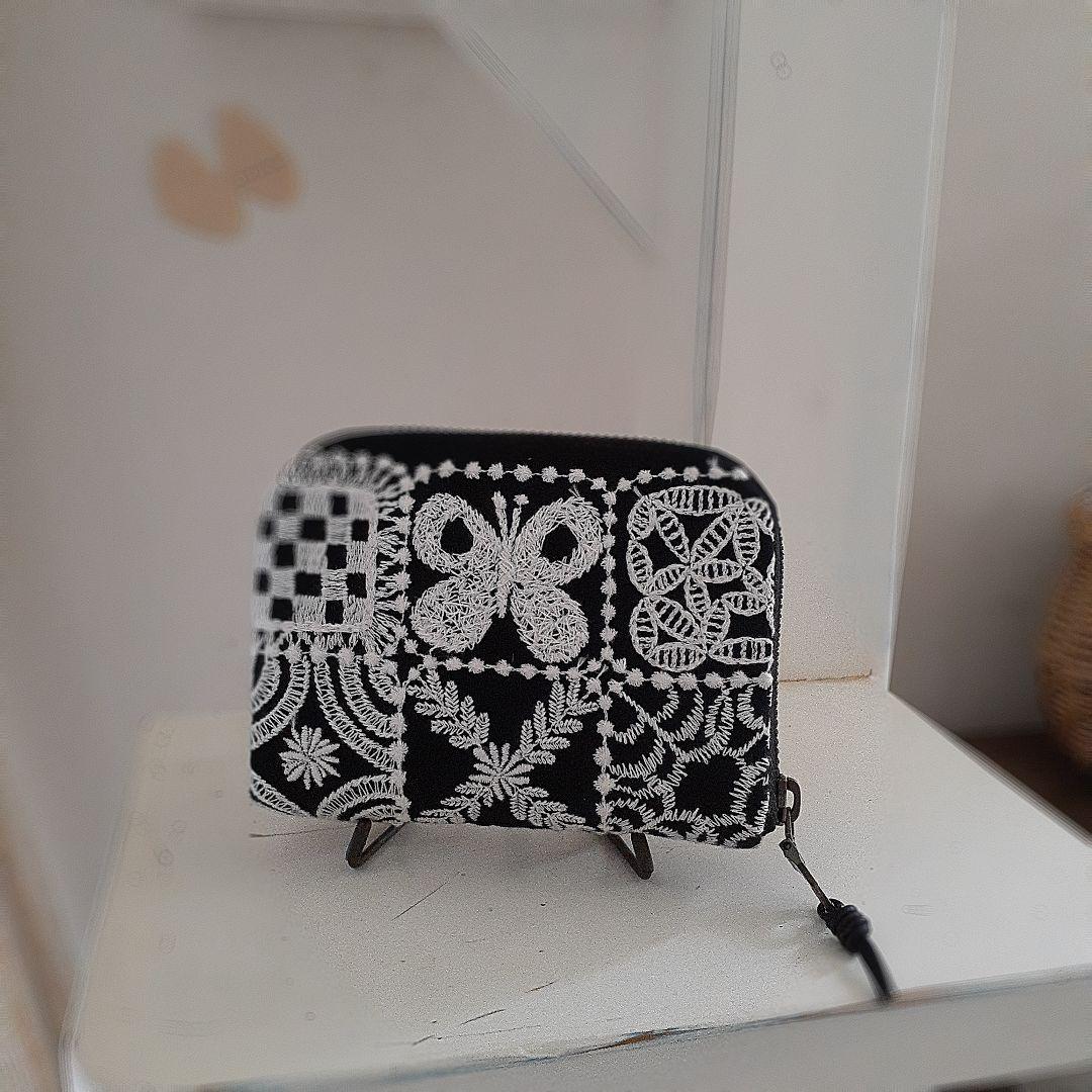 【専用】forest tile◆布製ハーフウォレット