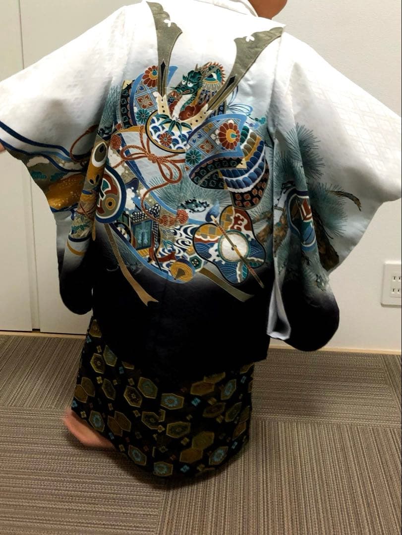七五三 男の子 着物 フルセット 5歳