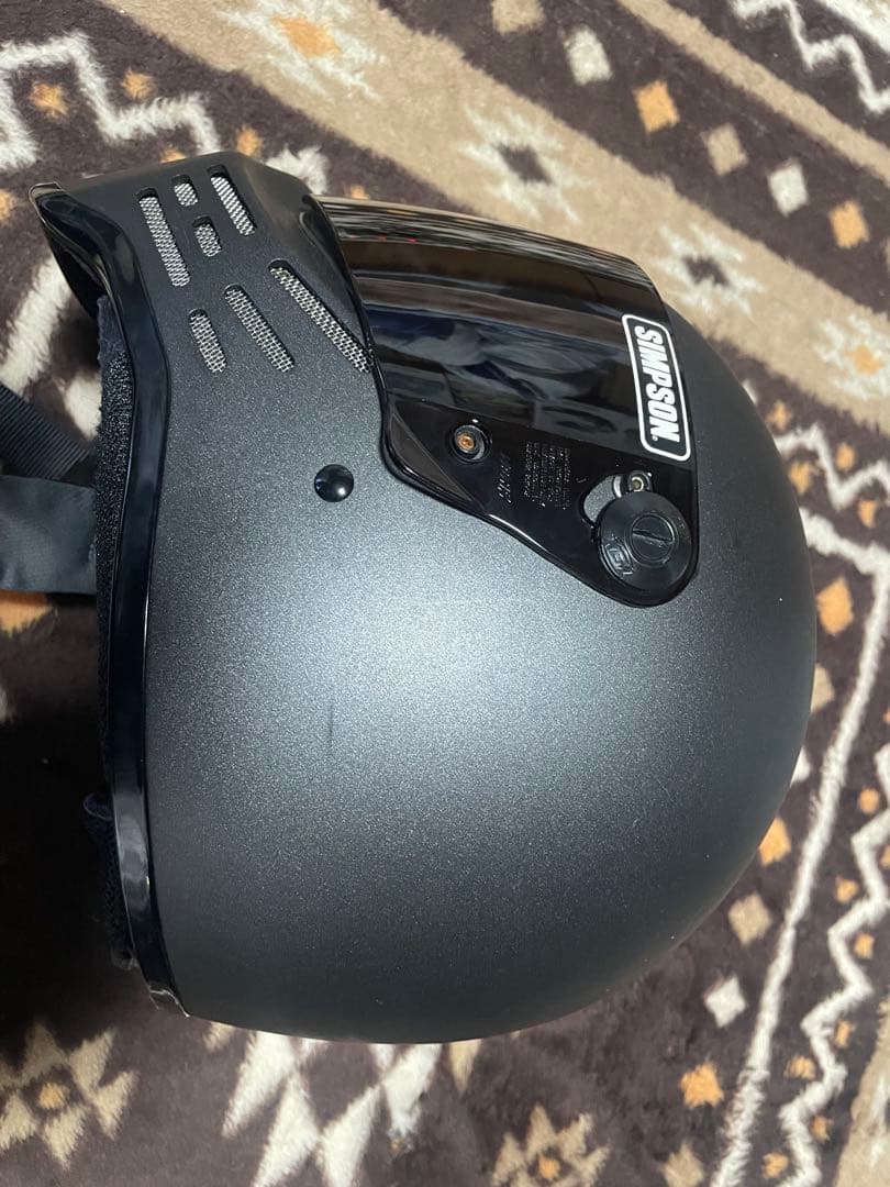 SIMSON M30 マットブラック フルフェイスヘルメット