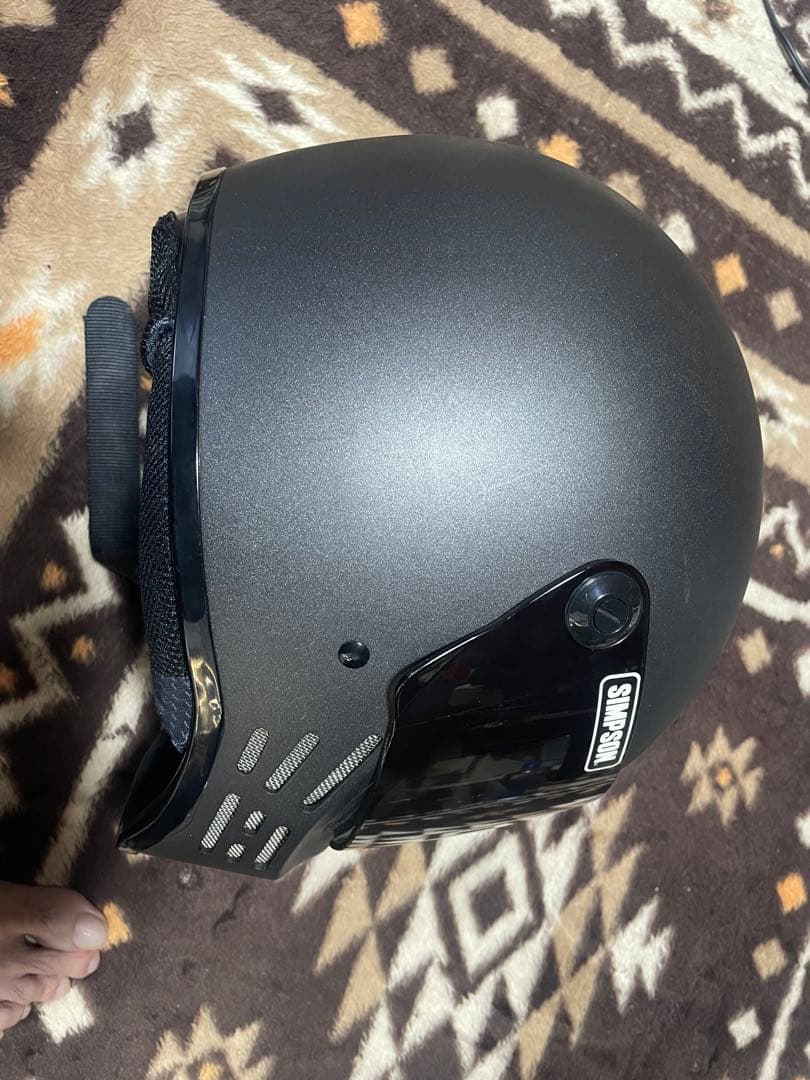 SIMSON M30 マットブラック フルフェイスヘルメット