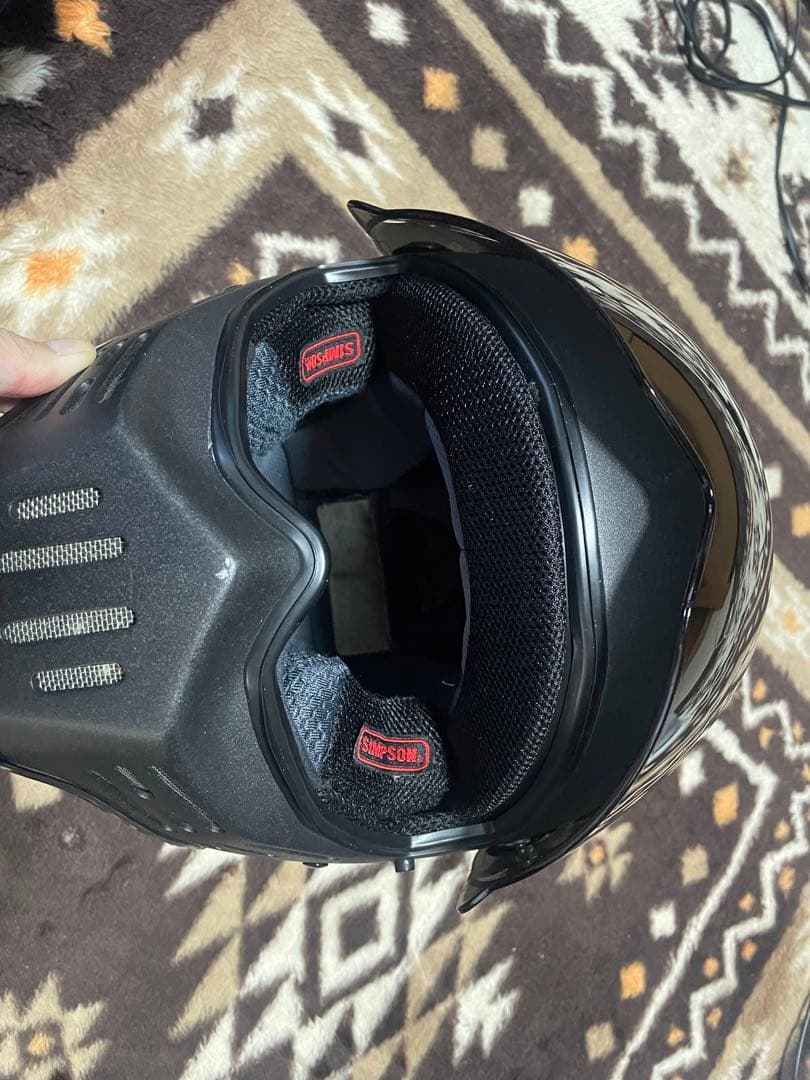 SIMSON M30 マットブラック フルフェイスヘルメット