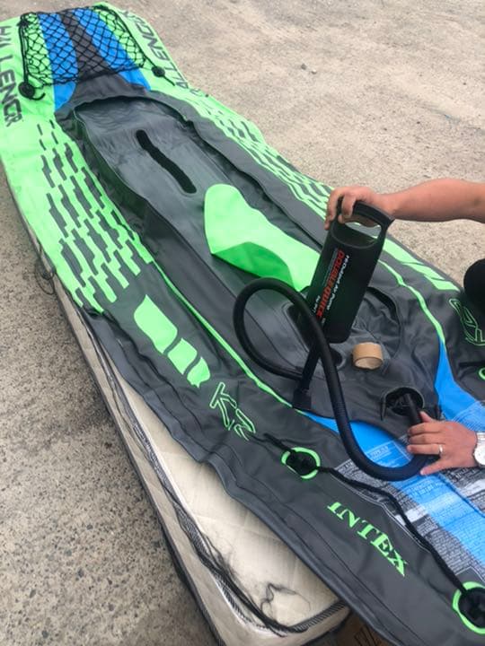 1人乗りインテックス ゴムボート INTEX