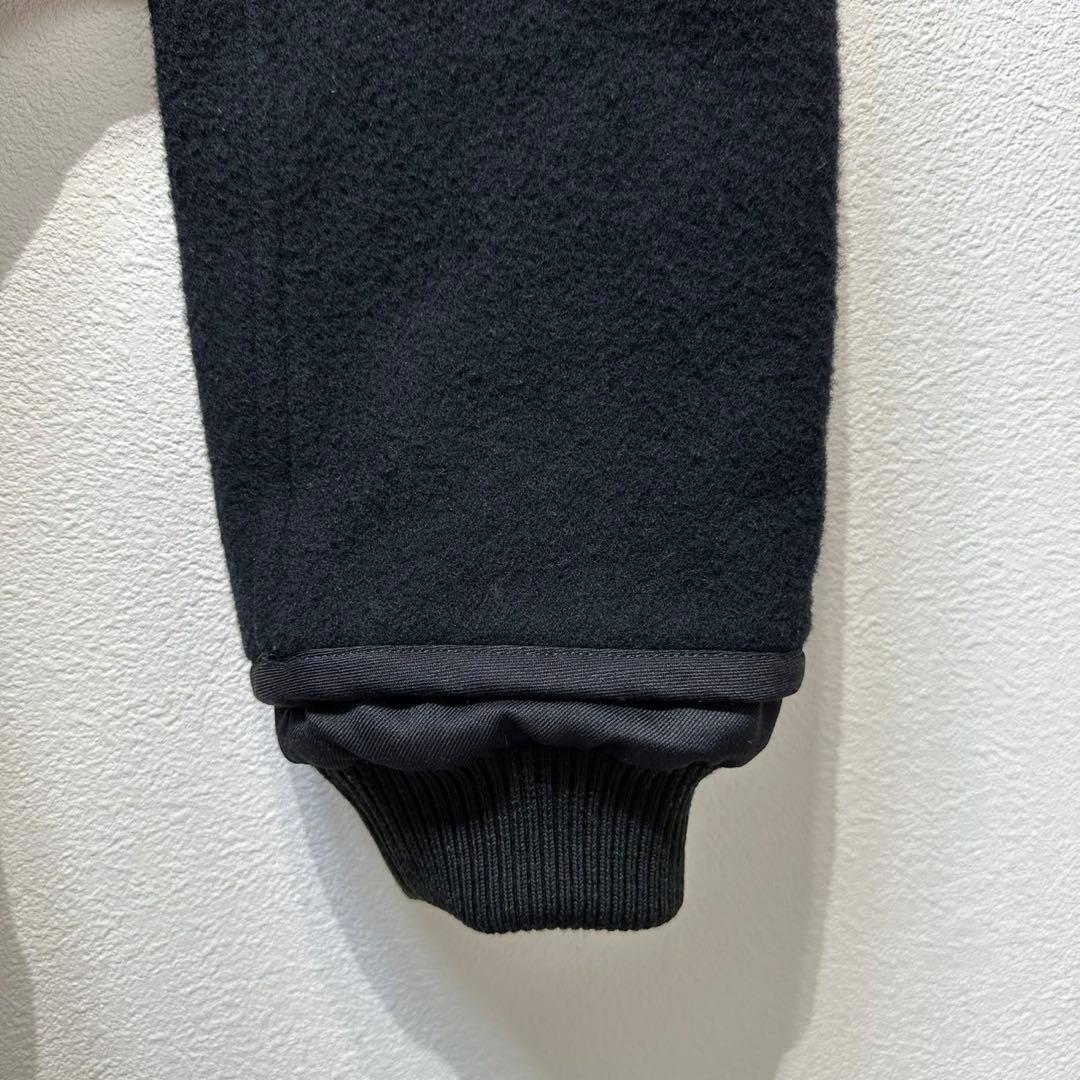 希少 ワイズ 2WAYウール ノーカラー キルティング デザインジャケット 2