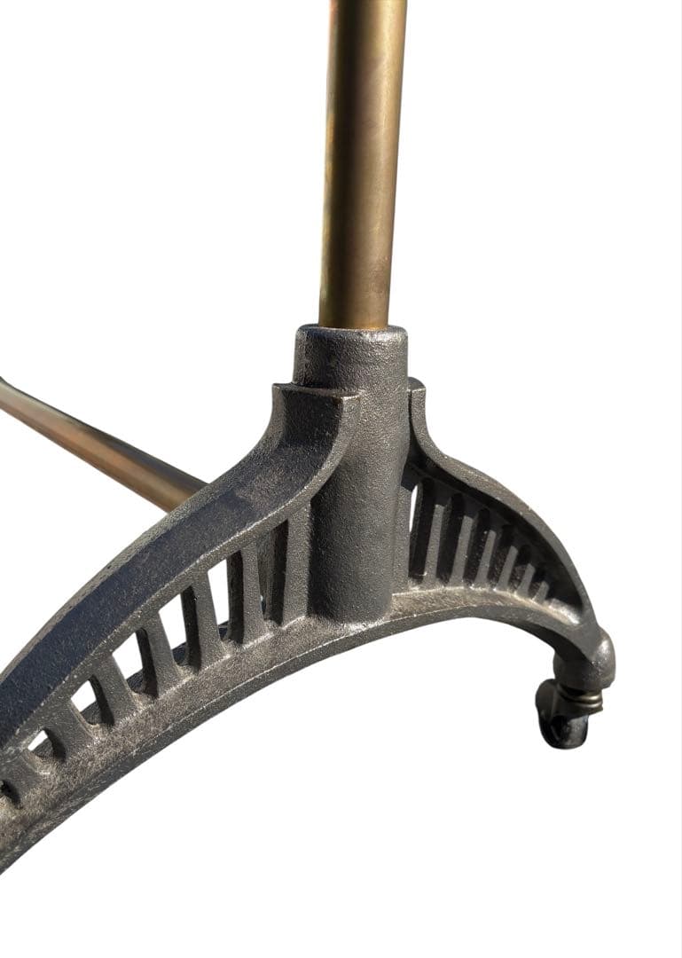 西川金太郎 廃盤品 アンティーク真鍮ゴールドハンガーラック　送料無料