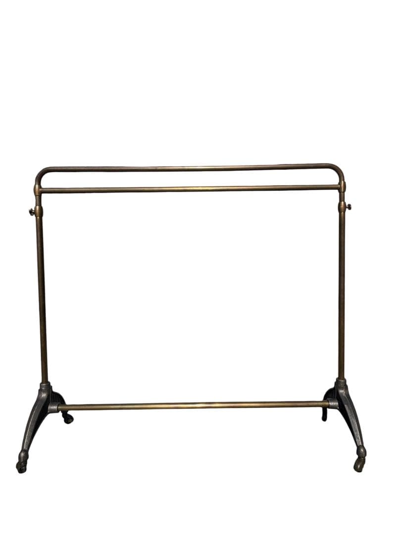 西川金太郎 廃盤品 アンティーク真鍮ゴールドハンガーラック　送料無料