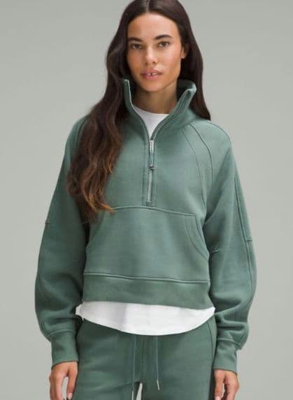 ルルレモン　lululemon　Scuba ハーフジップ　МL