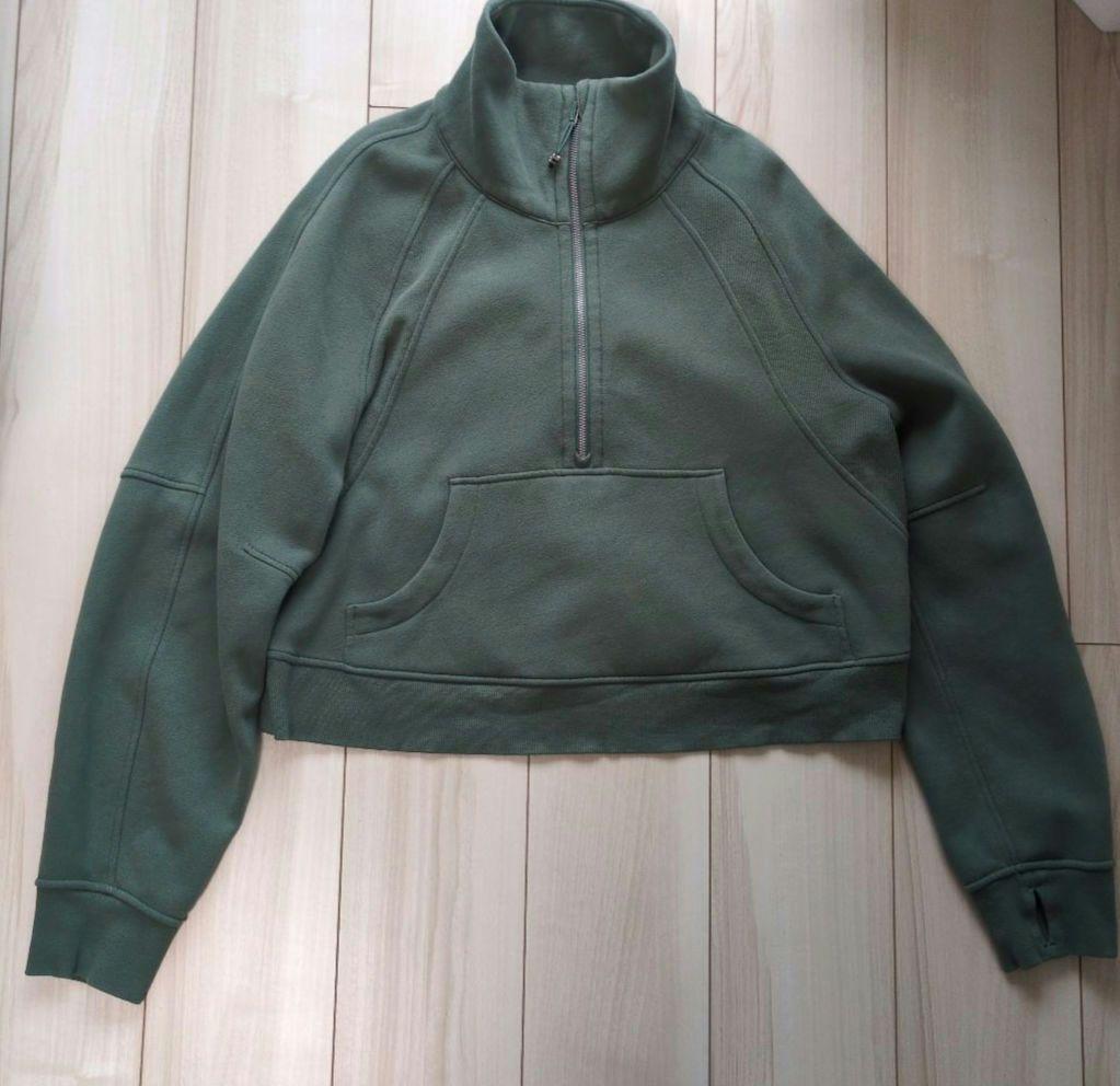 ルルレモン　lululemon　Scuba ハーフジップ　МL
