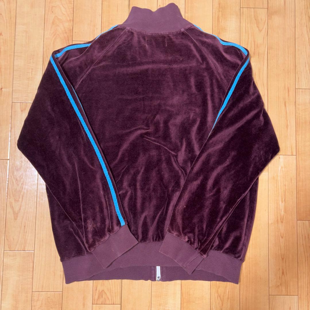 FRED PERRY 90s トラックジャケット ワインレッド ベロア y2k