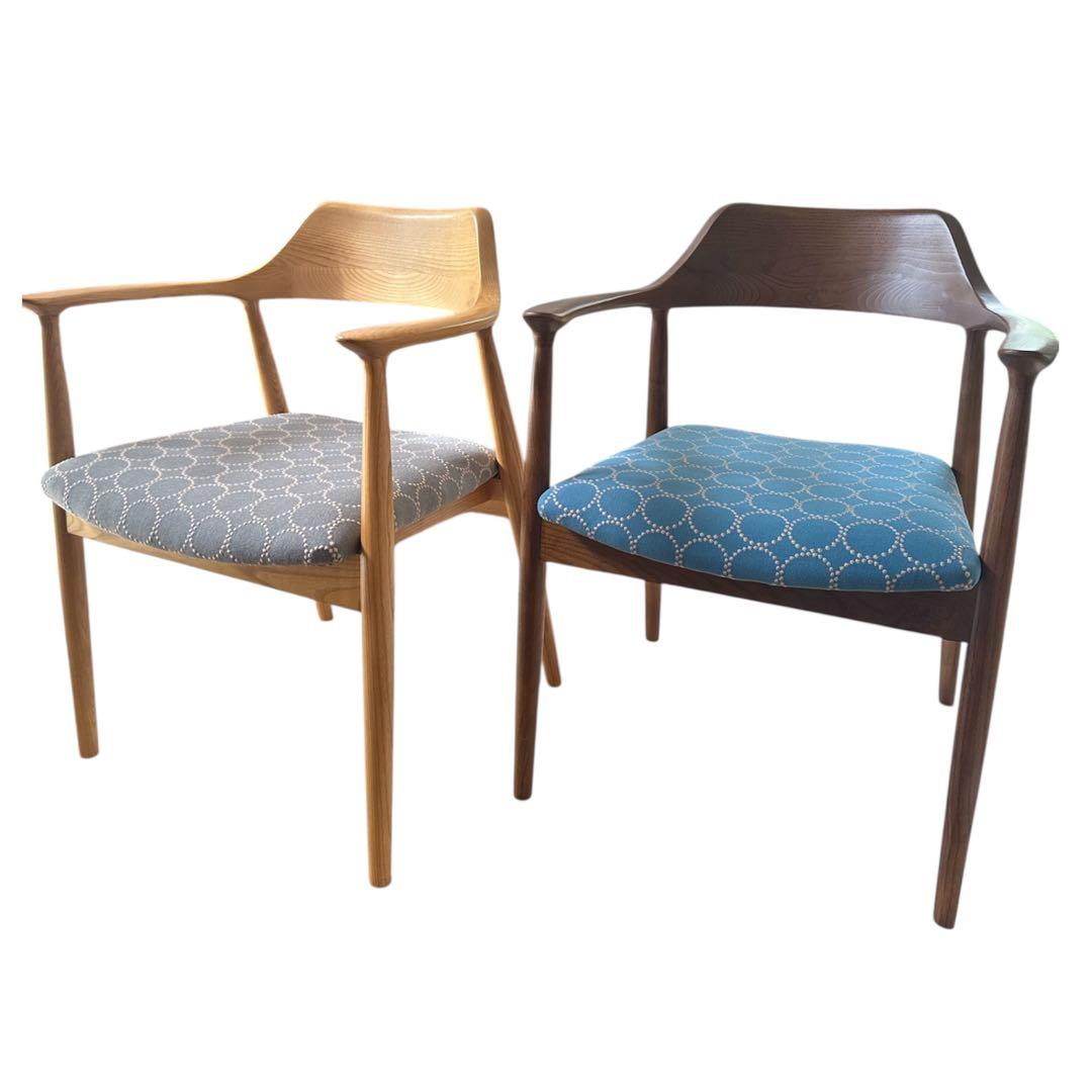 ま*ぺ様 ２脚セット　ミナペルホネン生地使用イス　椅子　ダイニングチェア　インテ