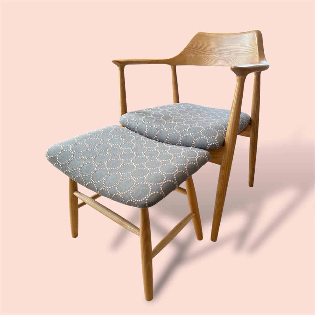 ま*ぺ様 ２脚セット　ミナペルホネン生地使用イス　椅子　ダイニングチェア　インテ