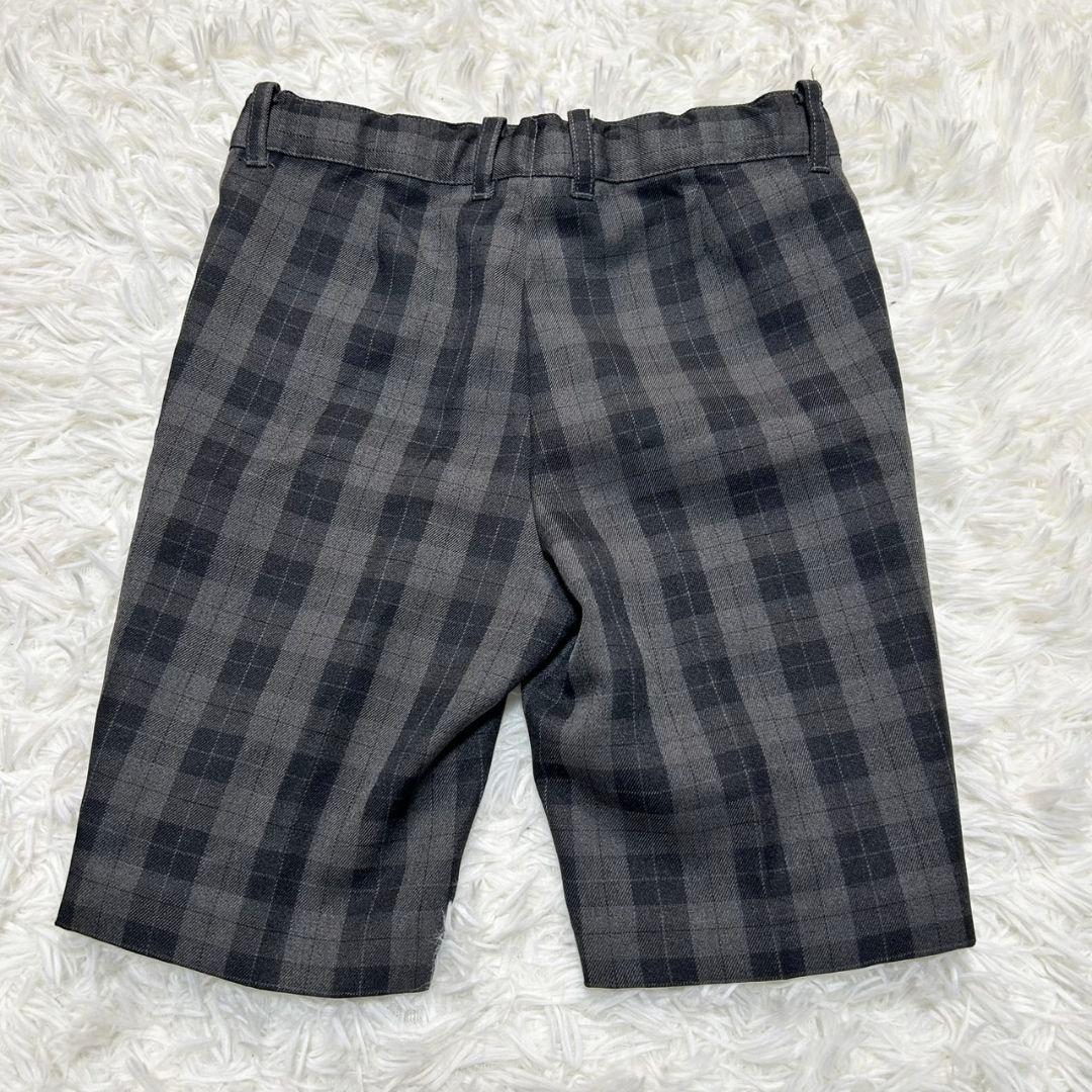 【美品】ワルツバイビームス フォーマル スーツ キッズ 110 グレー チェック