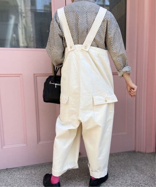 ジャーナルスタンダードラックス　ベイカービッグキュロット　サスペンダー　パンツ
