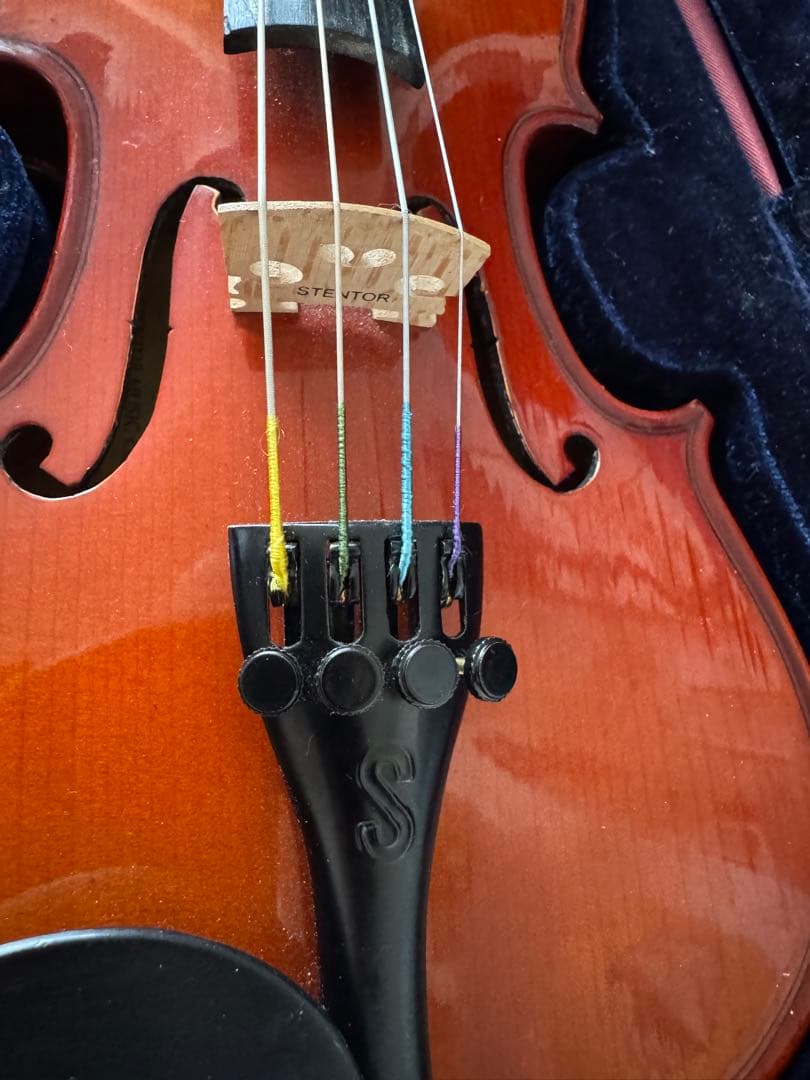 STENTOR 1／8 バイオリン　弓、弦張り替え済
