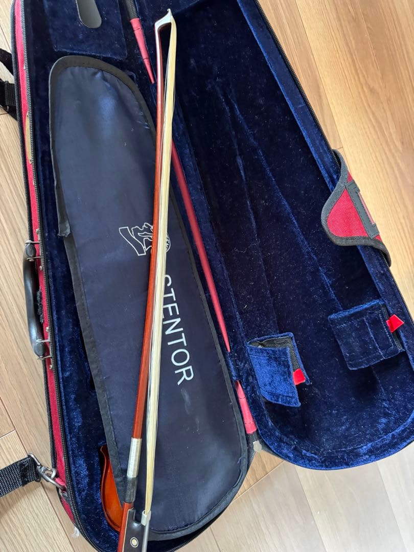 STENTOR 1／8 バイオリン　弓、弦張り替え済