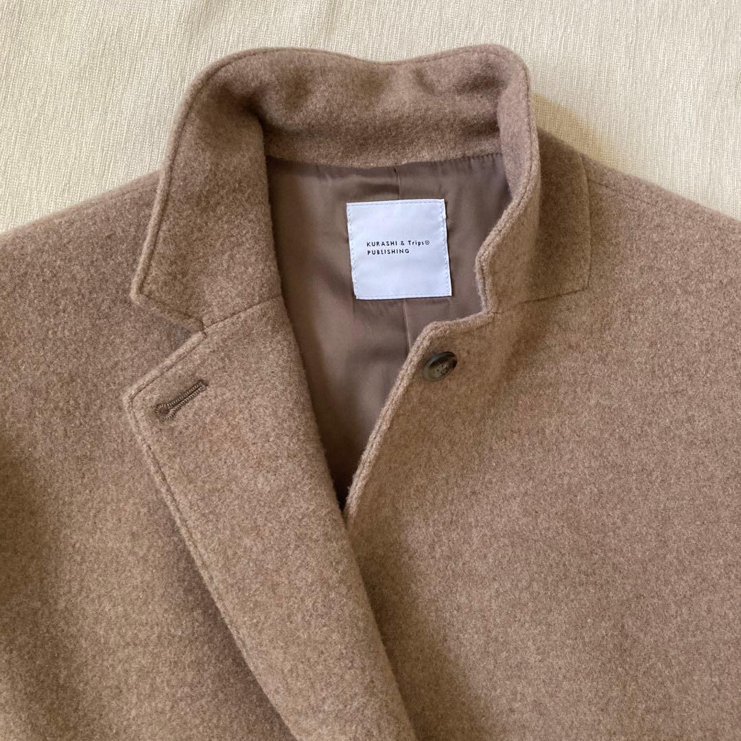 美品「冬のお出かけも私らしく」3WAYアレンジ襟のかろやかチェスターコート