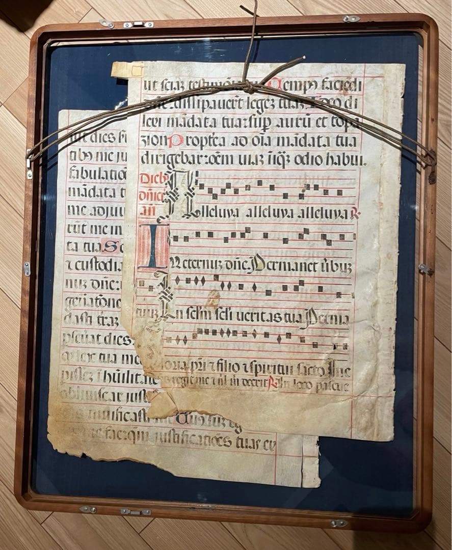 中世ヨーロッパの彩飾楽譜 Illuminated Manuscript