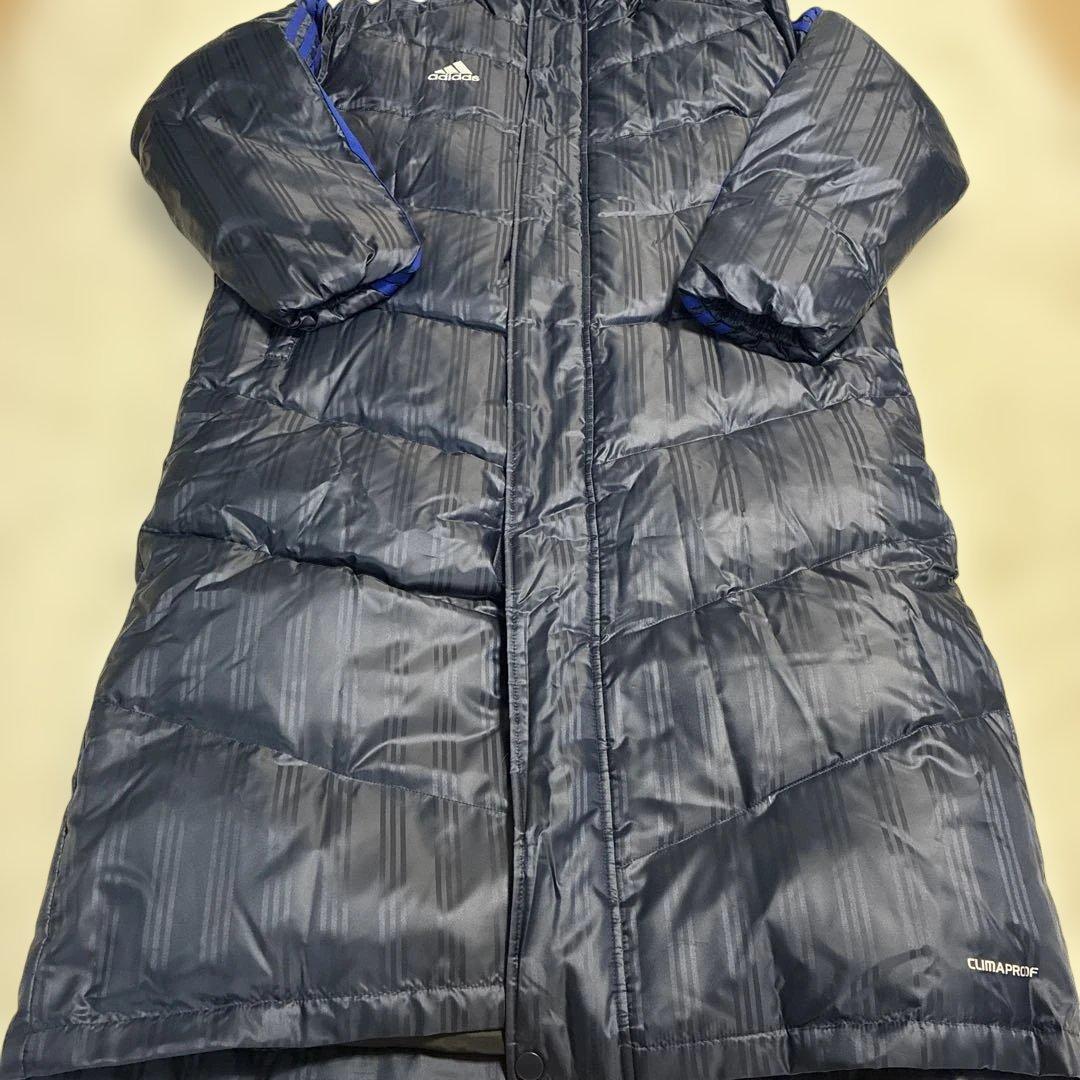adidas CLIMAPROOF ベンチコート ネイビー