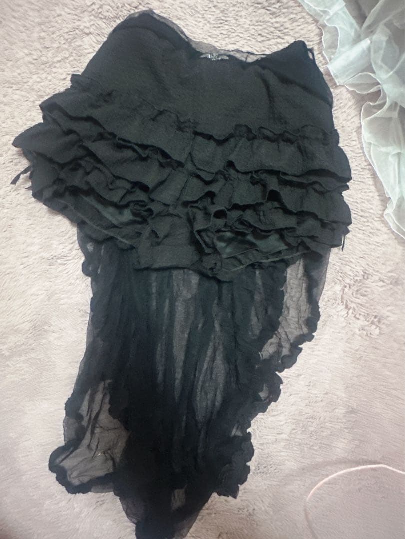 BABY..ショートパンツ DimMoire ディムモアール 黒 チュール