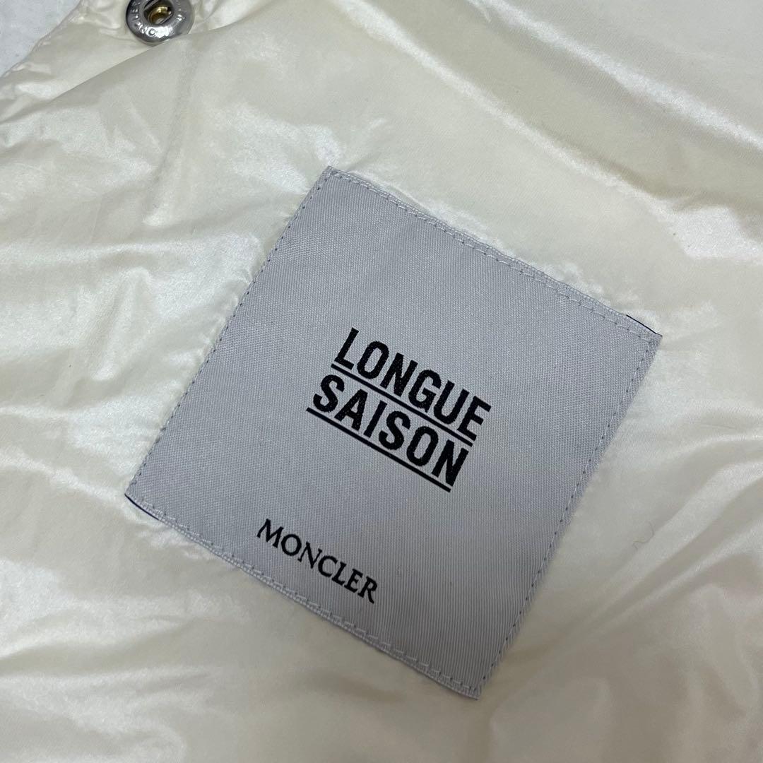 モンクレール LIANE ダウンベスト ワッペン 白　1