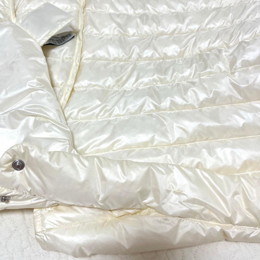モンクレール LIANE ダウンベスト ワッペン 白　1