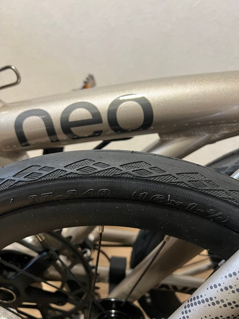 超軽量アルミ合金 競速 Brompton同系 16インチ 折りたたみ自転車