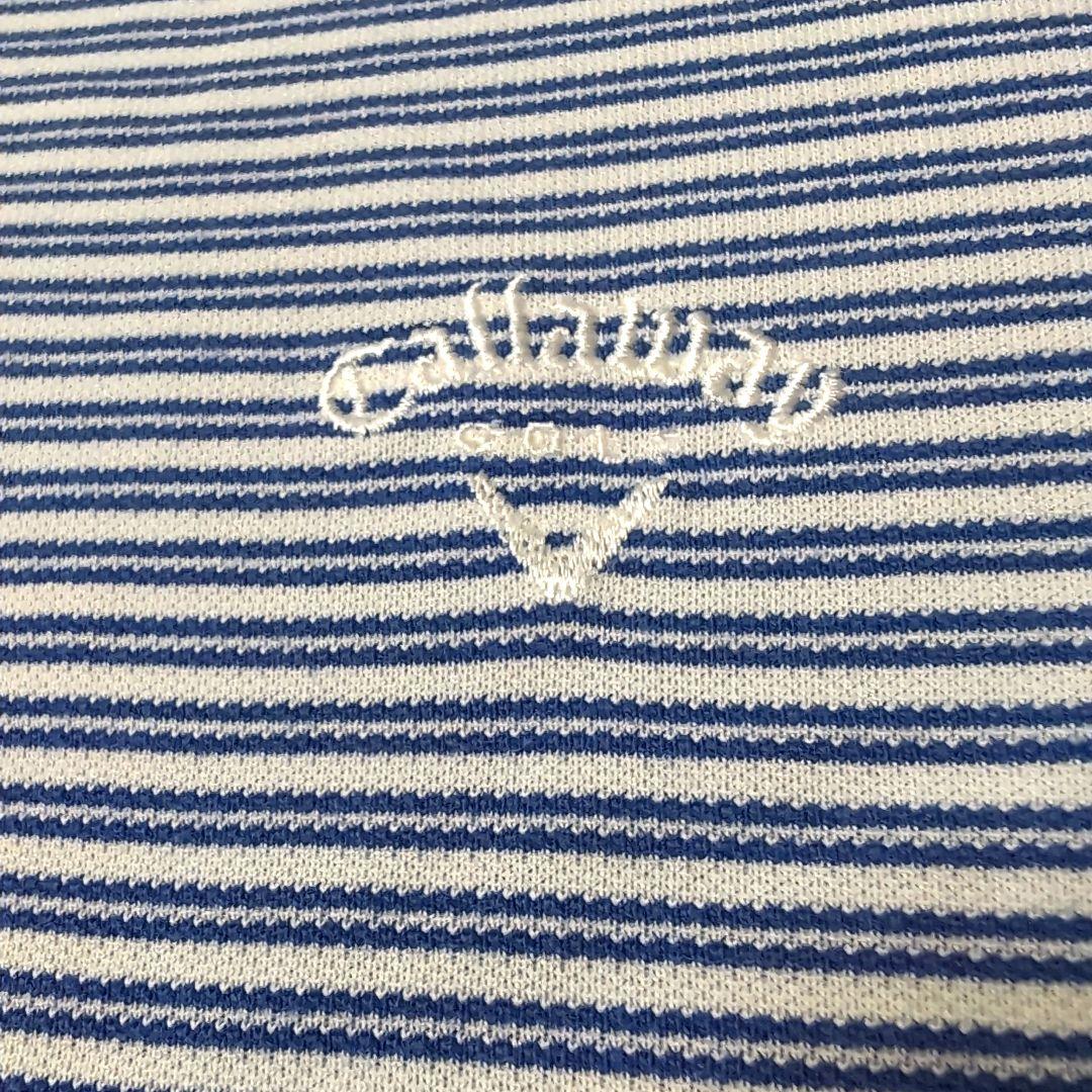 Callaway DRYSPORT 半袖ポロシャツ ゴルフウェア ボーダー