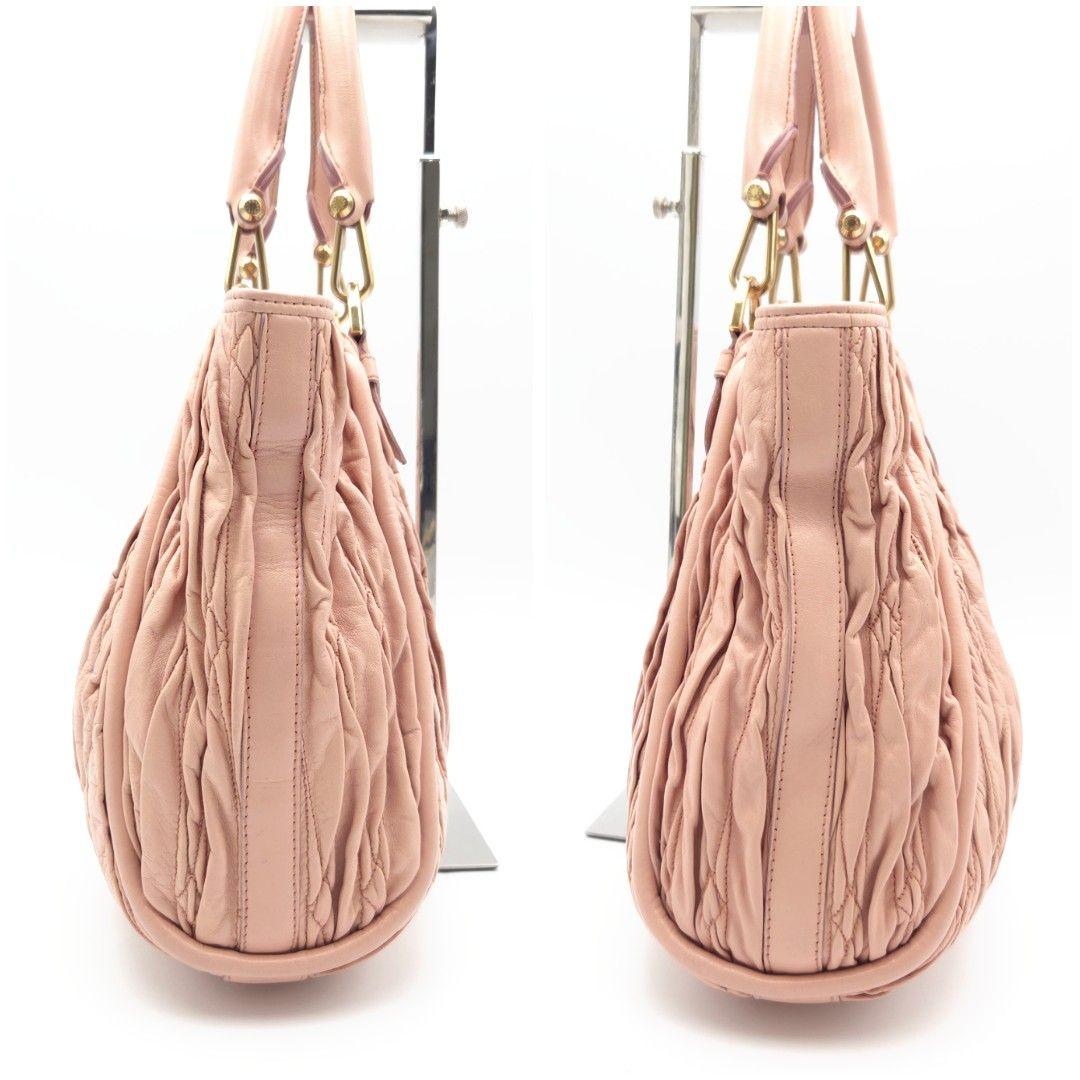 良品✨BALLY ショルダーバック トートバッグ ギャザー ロゴチャーム レザー