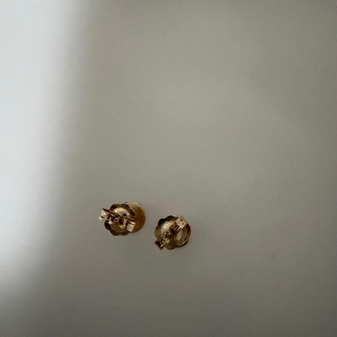 キャスリーン ウィテカー ゴールドサークルピアス 2個　14金