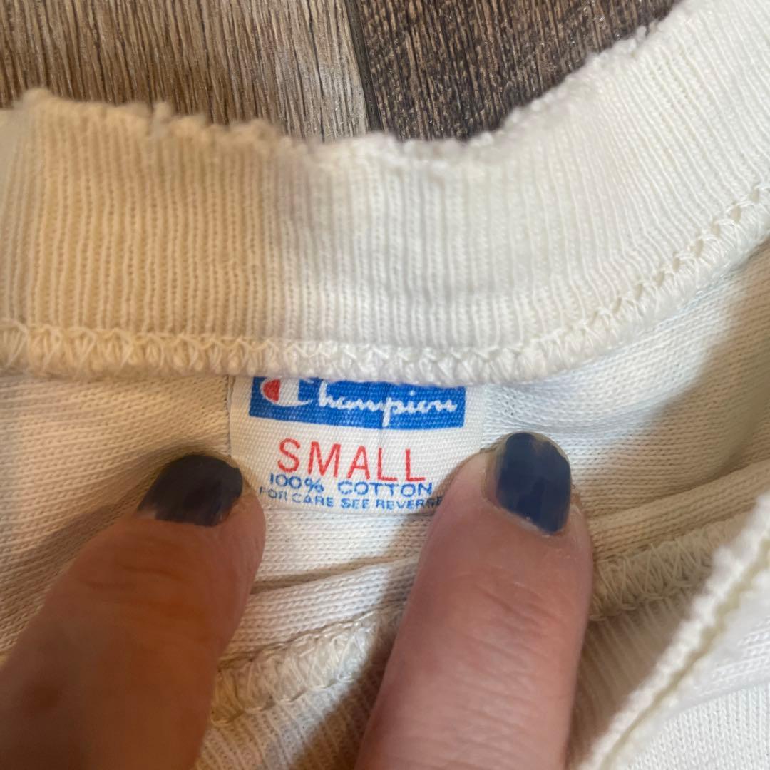 70年代　チャンピオン　フットボールTシャツ　バータグ　ビンテージ